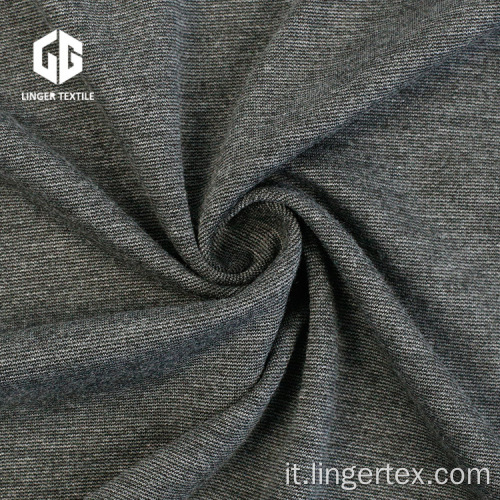 Uso del tessuto TR Melange Spandex Roma grigio